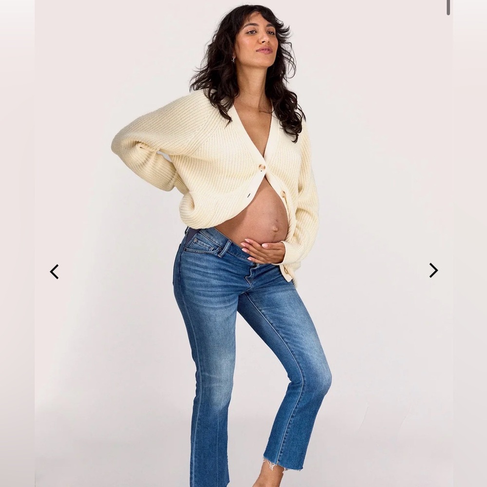 Hatch maternity crop jeans size 30